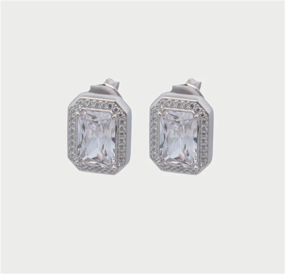 Ohrringe Rue des Mille Dame in Silber Cubic Zirconia OR-035 M1 RH - OR-035 M1 RH